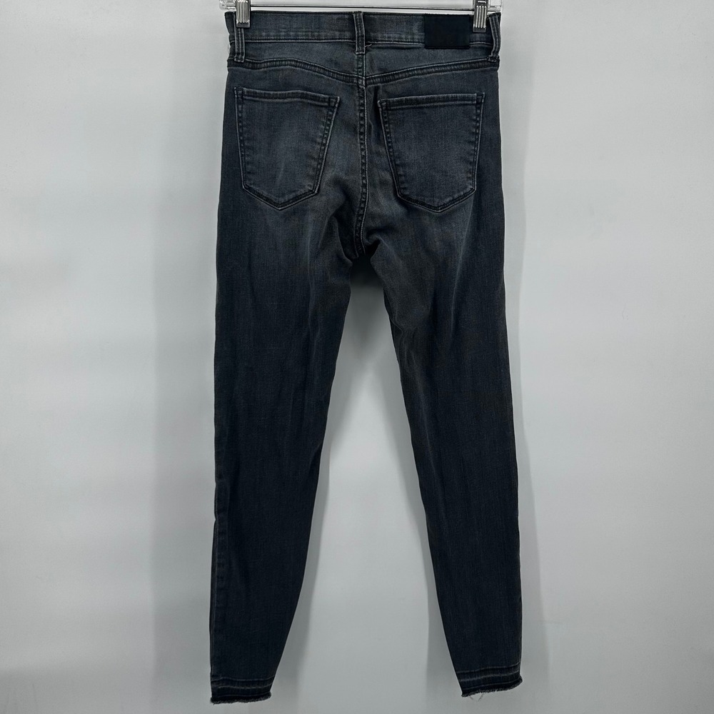 Lucky Brand Bridgette Skinny Jeans Gray‎ Wash Denim Women's Size 30 - Picture 3 of 9